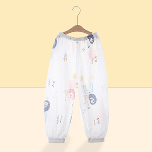 Baby Pants Summer Thin Bloomers for Boys and Girls Spring and Autumn Baby Pants Mesh Summer Children's Anti-mosquito Pants