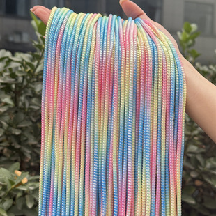 1.4 m 1.6 m data cable protection rope rainbow laser ray mobile phone cable winding rope charger protective cover wholesale