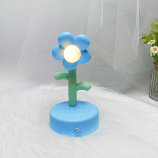 Сладкий и прекрасный солнечный цветок светящаяся игрушка детская DIY ночник кремовый клей ручной работы маленькая настольная лампа