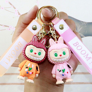 in stock Cross-border Cute Sheep Three-dimensional Doll Hanging Couple Small Gift Stall Night Market Gift Wholesale