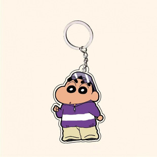 Производители напрямую поставляют трансграничные новые 2D Crayon Shinchan Kins брелок милые аксессуары для студенческих сумок