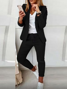 2023wish Amazon independent station new casual fashion suit suit women's suit
