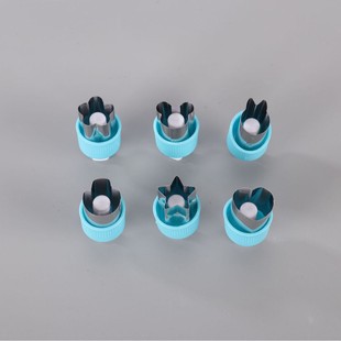 Stainless steel fruit flower cutter press tool multi-combination suit baby food wonton mould in stock wholesale