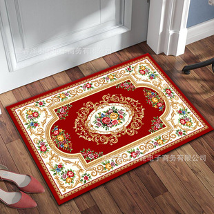 Cross-border European Classical Door Mat Nordic Light Luxury Hotel Homestay Door Mat Dirt Resistant Non-slip Floor Mat in stock
