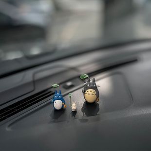 Hayao Miyazaki Jiza Totoro Car Window Side Console Ornaments Car Decorations Cute Healing Department Car Handwork