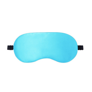 Double-sided artificial silk Mulberry silk eye mask shading sleep eye mask lunch break eye mask printed logo embroidery wholesale