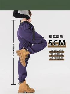 Spring and Autumn Men's and Women's Soft Shell Trousers fleece-lined Japanese Sports Leisure Mountaineering Crock Pants Windproof Waterproof Outdoor Charge Pants