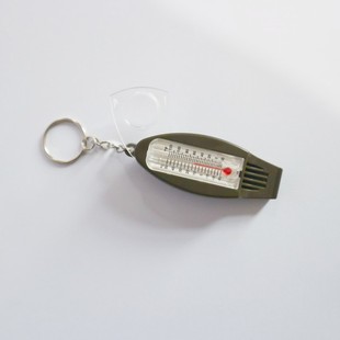 Трансграничный компас AliExpress четыре-в-одном, уличный портативный термометр с увеличительным стеклом, многофункциональный свисток, трансграничный свисток