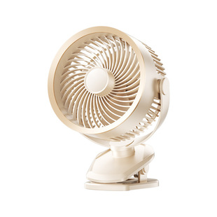 New clip fan USB charging desktop fan household electric fan portable large wind circulation fan cross-border