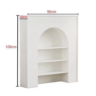Living Room Decorative Cabinet Real-proof Wall Hob Cabinet Homestay Simple White Decorative Cabinet Rack Display Cabinet Cave Xuan Yiheng