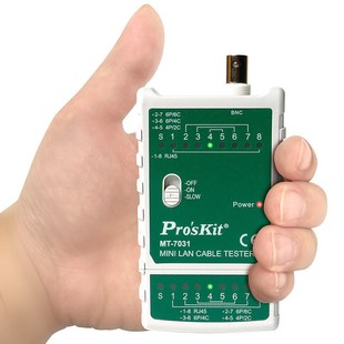 Pro'sKit MT-7031 сетевой тестер многофункциональный тестер кабельной линии BNC Кабельный тестер