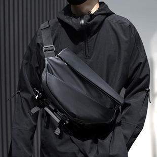 Chest Bag Crossbody Bag Men's Shoulder Bag Korean Postman Small Backpack Oxford Cloth Riding Leisure Sports Trendy Cool Men's Bag
