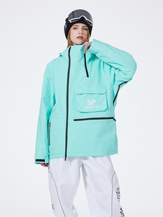 New Ski Suit for Men and Women Couple Winter Outdoor Windproof Waterproof Warm Snowboard Double Ski Suit Cross-border