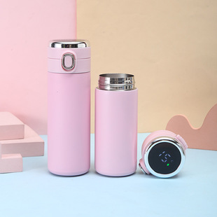 304 stainless steel vacuum mug office high color solid color cup outdoor one-piece open lid car cup