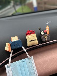 Car interior small hook female car front multi-function paste hook cute car co-pilot hook Internet celebrity