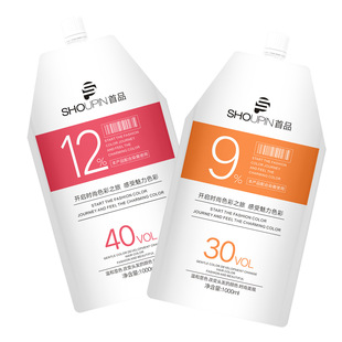 The first product of hydrogen peroxide milk 3 degrees 12 degrees fruit aromatic fruit acid hydrogen peroxide milk does not hurt hair does not bubble developer 1000ml