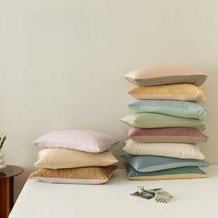 120 long-staple cotton pillowcase cotton pillowcase single-piece cotton core case single-double high-block pillowcase pair 6