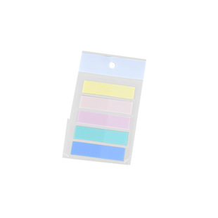 Morandi Retrieval Stickers Can Be Written On, Transparent and Strong Adhesive Labels, Note Retrieval Strips, Candy-colored Sticky Notes
