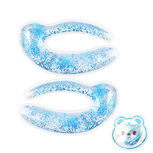 Scallion powder sequins cat gel eye patch physical cooling double eyelid soothing hot and cold eye cool eye patch