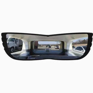 Car auxiliary mirror large field of view rearview mirror mirror boreless wide-angle curved mirror car mirror