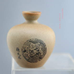 Hao Shizhai Zen грубая глиняная ваза маленькая керамическая декоративная гостиная украшения украшения дома ретро гидропонная цветочная композиция