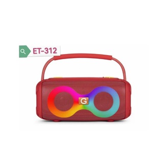 ET-312 new high color value with light wireless high power dual horn gift outdoor portable bluetooth sound