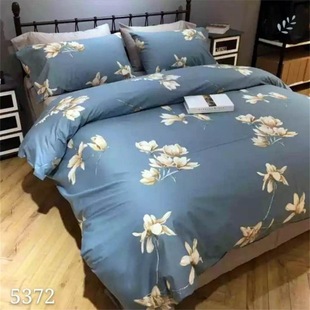 Flower cloth quilt cover background cloth cloth printing and dyeing bed sheet clothes cotton cloth is treated in other bedding