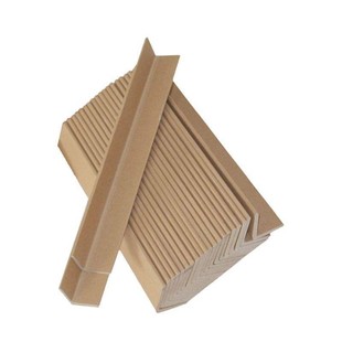 Factory processing custom wholesale L-shaped paper corner protector hard paper corner carton packaging thickened hard kraft paper corner protector