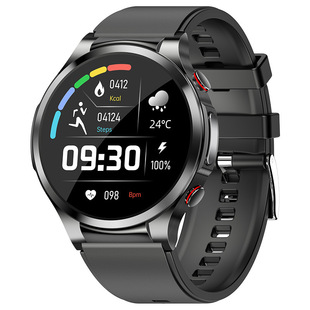 New multifunctional W11 blood glucose measurement ECG blood pressure heart rate body temperature motion call remote care smart watch