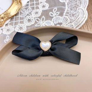 Cross-border Foreign Trade Pet BB Clip Black Bow Broken Hairpin Chanel Series Maltese Headwear Dog Headwear