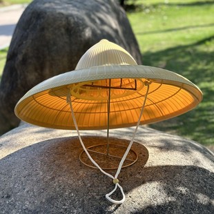 Big Brim Agricultural Sunshade Straw Hat Outdoor Sanitation Work Rain-proof Fishing Hat Men's Sunscreen Plastic Hat