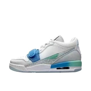 Aj312 Pure Original White Ash LOW Three-in-One Basketball Shoes Pink White Blue Ash Men's and Women's Couple Sports Leisure Practical Boots