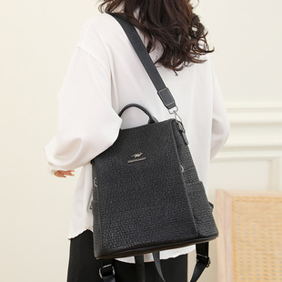 Backpack Women's 2023 New ins Style Large Capacity Anti-theft Travel Bag Soft Leather Women's Leisure Luxury Backpack
