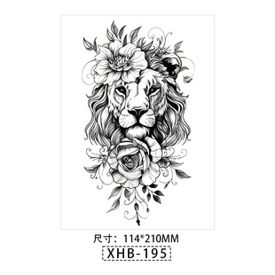 New Old Traditional Color Tattoo Decal Arm Arm Arm Long-lasting Waterproof Sweat-proof Wear-resistant Tattoo Sticker