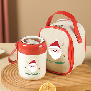 Creative Christmas Breakfast Cup Soup Cup Portable Oat Cup Milk Cup Soymilk Cup Cup Gift Water Cup Student Gift