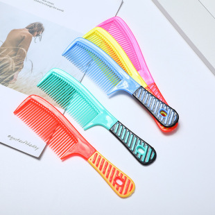 One yuan two yuan plastic comb hair comb comb candy color hair comb one yuan wholesale