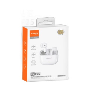 Haulutong F25 Bluetooth мини-корпус наполовину ушной мягкой затычки для ушей двойной вибрации барабанной перепонки бас сверхдлинное время автономной работы