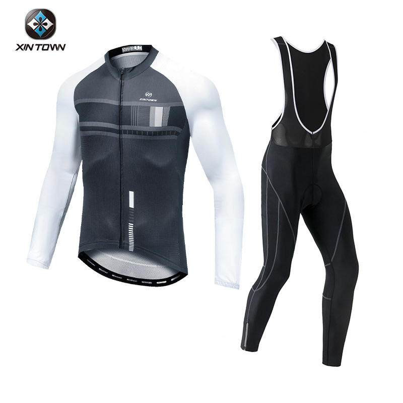 Xintown Simple Autum Cycling Clothing New Cycling Clothing Autum Women's Cycling Clothing Long Suit
