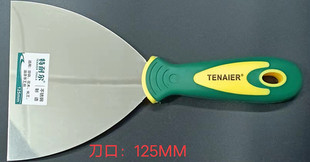 Wholesale stainless steel putty knife mirror polished stainless steel cleaning blade plastic handle blade batch knife putty knife