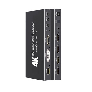 4K HDMI-сплайдер четыре линии 2x2 мульти-экран сокровище поворота 90 градусов 180 градусов 270 ТВ сращивание коробки один в четыре