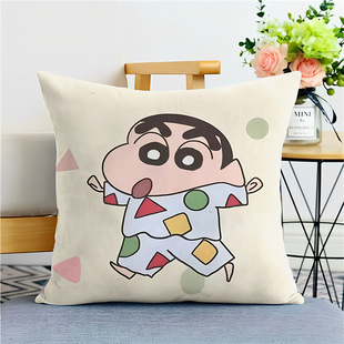 Crayon Shinchan подушка мультипликационная кукла мальчик спящая наволочка диван автомобиль девушка серия подарочная подушка