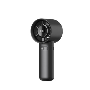 New ice refrigeration handheld fan usb mini charging fan desktop digital display high-speed small fan