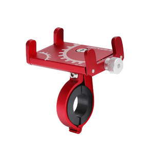 Bicycle mobile phone bracket aluminum alloy fixed navigation motorcycle electric vehicle mobile phone rack takeaway riding rack accessories