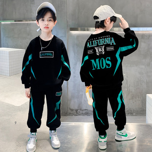 Boys' Autumn Wear suit 2025 New Fashionable Boys Spring and Autumn Cool Sports Two-Piece Fashionable Set