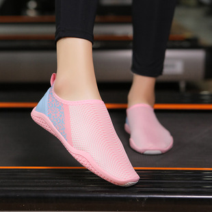 Indoor fitness shoes men and women rope skipping shoes shock absorption treadmill shoes fitness shoes training yoga five-finger cycling sneaker