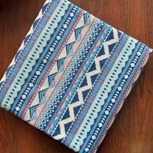 Cute geometric animal DIY handmade professional printing and dyeing factory price supply linen printing color complete