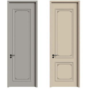 Glass Door Wooden Door Solid Wooden Door Oak Interior Door Very Narrow European Style Black Simple Minimalist Paint Set Door