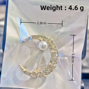 Xiao Xiang Home Brooch Women's Exquisite Coat Corsage Pearl Pin Women's Fixed Clothes Camellia Suit Alloy Button Pin