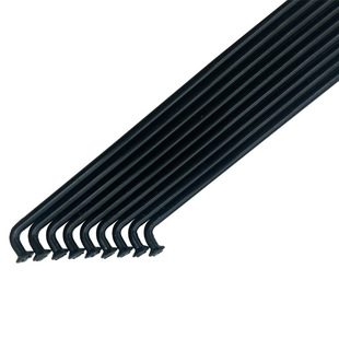 in stock Factory Straight Hair 12G Stainless Steel Black Bicycle Spoke Bicycle Spoke Steel Wire Strip