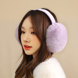Tiktok's same foldable plush earmuffs winter women's fleece-lined cold-proof warm earmuffs anti-freezing earmuffs for students